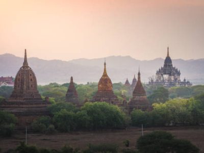 Bagan is an ancient city in Myanmar.